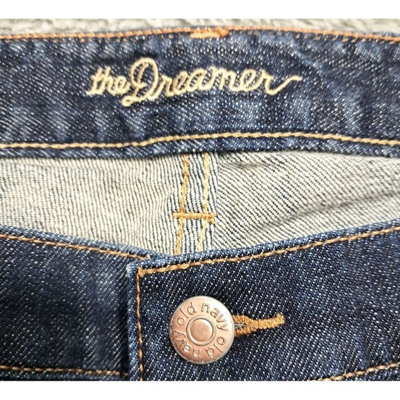 Old Navy Jeans Womens Sz 14 Flared Denim Blue Stretch The Dreamer - Picture 7 of 13